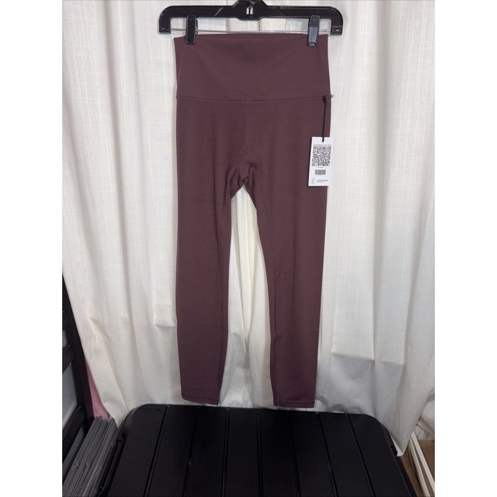 NWT Better Me Burgundy Size Medium 7/8 Leggings High Waisted Tummy Butt Shaping - Picture 5 of 8